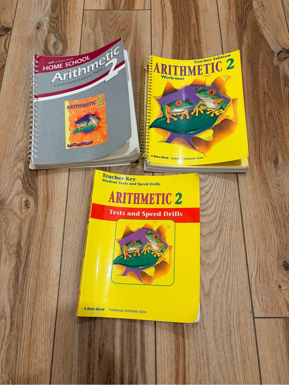 Abeka Spiral-Bound Arithmetic Workbook - White Pages with Black Text